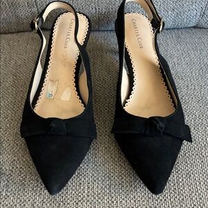 Charter Club Elegant Black Slingback Heels